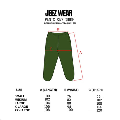 JEEZ Wear Luminary Erkek Baskılı Streetwear Eşofman Altı